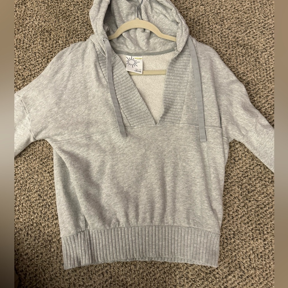 Aerie v neck oversized hoodie